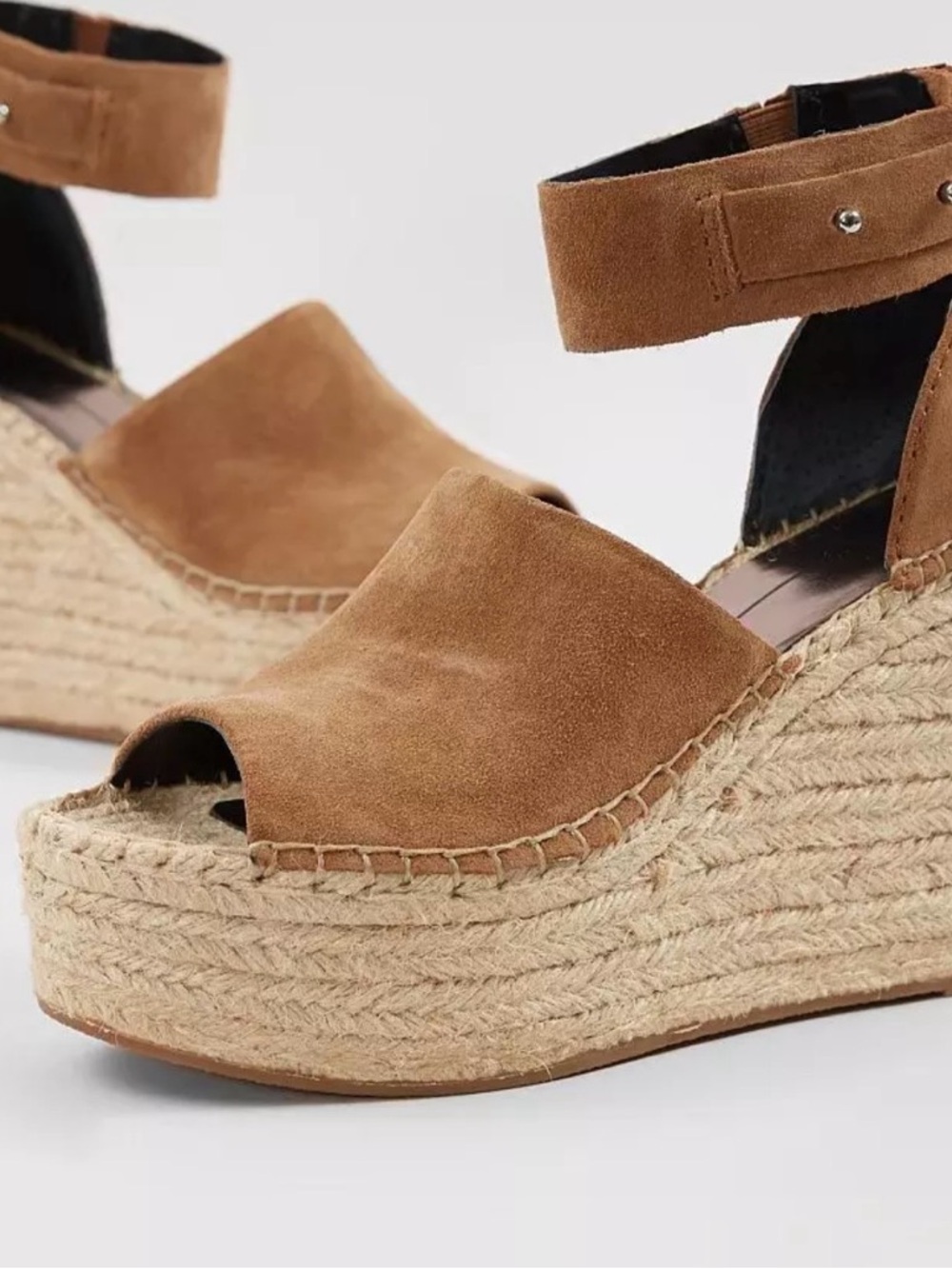Dolce Vita Suede Espadrille Wedge Sandal - Picture 6 of 8
